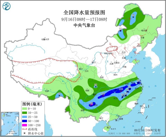 台风“红霞”影响南海 贵州江南中北部等地有较强降雨